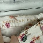 American Eagle NWT  Floral Mom Short 3" Denim Hi-Rise White Size 6 NEW $50 Photo 6