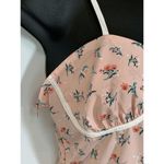 SheIn Shien Womens Midi Dress Adjustable Straps Tie Bow Floral Pink Medium Photo 5