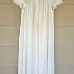 Oscar de la Renta white vintage night gowm dress pajama Photo 0