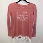 Hollister Rose Pink Hot Cocoa Rosy Cheeks Starry Lights Cozy Nights Size Small Photo 0