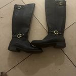 G by Guess Guess Elegant Black Leather Boots Photo 4