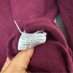 Lingua Franca “Dream On Dreamers” Cashmere Crewneck Burgundy Size S Red Photo 6