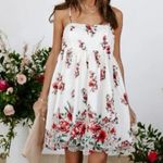 Storia  Floral Babydoll Strapless Dress Sz Medium Romantic Coquette Photo 0