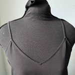 Uniqlo Strappy black Deep V Neck pullover camisole side slit top tank size XS Photo 2