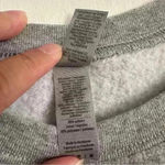 Nike‎ Embroidered Logo Sweater Sweatshirt Pullover Womens Size Medium Grey Gray Photo 8