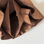 The Impeccable Pig  Faux Leather Brown Mini Skirt Photo 4