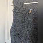 BCBG Maxazria Alpaca Blend Textured Knit Vest Women's Small Grey Photo 3