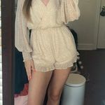 Lizard Thicket Cheetah Print Beige Romper Photo 1