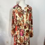 Flying Tomato Dress M Cream Fall Floral Long Sleeve Boho Wedding Guest Cottage Photo 3