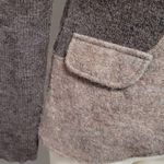 Roz & Ali brown tonal wool faux fur ribbed sleeve blazer size small Photo 2