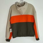 c'est toi C’EST TOI Hoodie color block size small brown orange Photo 1