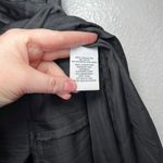 Magaschoni M Womens Black Pleated Boho Maxi Skirt Drawstring Stretch Waist XS Photo 9