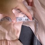 Anna Grace Dress Womens Large Pink Puff Sleeve Square Neck Sheer Overlay Party Photo 13