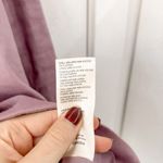 Anthropologie Maeve Double-Breasted Linen Blazer Lilac Ash Photo 5