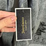 Juicy Couture  Velour Bling Track Full Zip Jacket Women M Gray Scottie Dog Y2K Photo 6