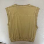 Mother‎ The Swiper Crop Top Bronze Mist Tan Size Small Elastic Band Sleeveless Photo 4