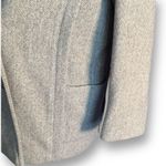 Vintage 80s Blazer Petite Tan Cream Wool Herringbone Tweed Double Breasted Coat Size undefined Photo 2