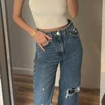 ZARA Distressed Jeans Photo 1