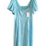 Show Me Your Mumu  Mia Midi Dress Blue Clip Butterfly 2X NWT Photo 3