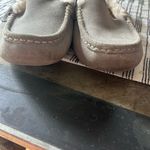 UGG  Women's Size 8 Ansley Gray Waterproof Suede And Wool Slippers Photo 2