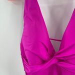 La Blanca Tankini Top Size 12 Island Goddess Over Shoulder Twist Orchid NWT Photo 9