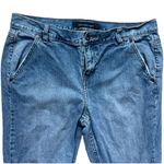 Calvin Klein Womens Vintage Y2K Classic Stonewash Denim Jean Jeans Capris Sz 10 Photo 2