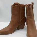 Dolce Vita Kirby Ankle Boot Women 6.5 Tan Western Shoes Cowboy Cowgirl Pointed Brown Photo 1