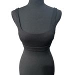 Aerie NWT! Waffle Banded Wide Strap Scoop Bikini Top in Black - Size Small Photo 3