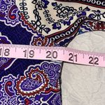 Stoosh Women’s Boho Multi Colored Tie Blouse Size Large Photo 4