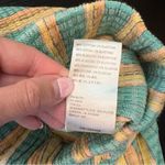 Free People ✨ Women’s Fine Line Slim Pants Aqua Orange Yellow Stripe XS Photo 12