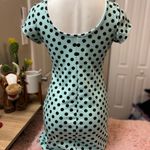 Polkadotted dress Blue Size M Photo 1