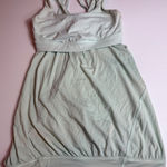 Lululemon Light Green Workout Dress Athletic Tank Top Activewear stained size 4 Photo 0