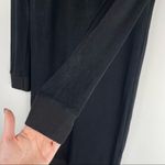 Ermanna Designer Knit Long Sleeve Dress Mother of Pearl Button Back Sz Small Black Photo 4