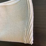 Babaton  Beige Ribbed Knit Tube Top Bandeau M Neutral Basic Capule Layering Photo 8