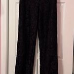 Soft Surroundings  Black Lace Wide Leg Pants Photo 0