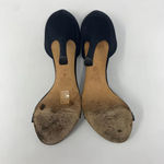 Giuseppe Zanotti  Black‎ Silk Sandals w/ Rhinestones Photo 9