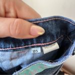 Vinatge 80s Deadstock Virginian Special High Rise Dark Stone Wash Jeans 25" Blue Photo 2