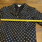 Pendleton  Polk A Dot Shirt Jacket Blazer Light Weight V Neck Petite Small Photo 6