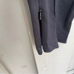 Talbots  Black Elastic Waist Rayon Nylon Knit Blend Straight Leg Zip Cuff Size L Photo 9