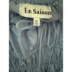 En Saison‎ Danielle Poplin Babydoll Mini Dress Blue Size Medium Photo 7