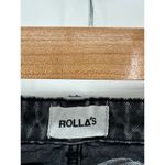 Rolla's  Black Wash Classic Straight High Rise Denim Jeans Regular Fit Size 32 Photo 5