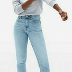 Everlane The Original Cheeky Jean Straight High Waisted Size 27 Photo 0