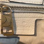 Gucci  Bamboo Shopper Ivory Leather 2way Satchel Bag - Preowned Photo 14