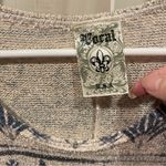 Vocal Vintage Y2K oversized long sweater lightweight knit burnout graphic top sparkles Photo 4