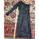 Dress the Population Sequin One-Shoulder Bodycon Midi Dress Black Size Small Photo 1