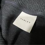 Varley  Miller Half Zip-Up Sweatshirt Medium Marl black gray Fold over collar Photo 9