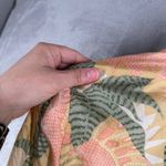 SK &‎ Company Blazer Tropical Leaf Print Button Front Career Jacket Silk Size M Pink Size M Photo 9