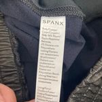 Spanx Pants Womens Large Black Faux Leather Jogger Stretch Sport Edgy Athleisure Photo 5