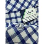 IZOD  Golf Bermuda Shorts‎ Women's 12 Blue & White Checked Mid Rise 10" Inseam Photo 6