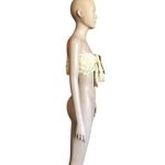 Princess Polly  Green and White Patterned Crop Top Photo 2